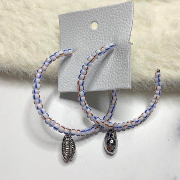 Free People Jewelry - Free People River Way Hoop Earrings Free People Jewelry - Free People River Way Hoop Earrings